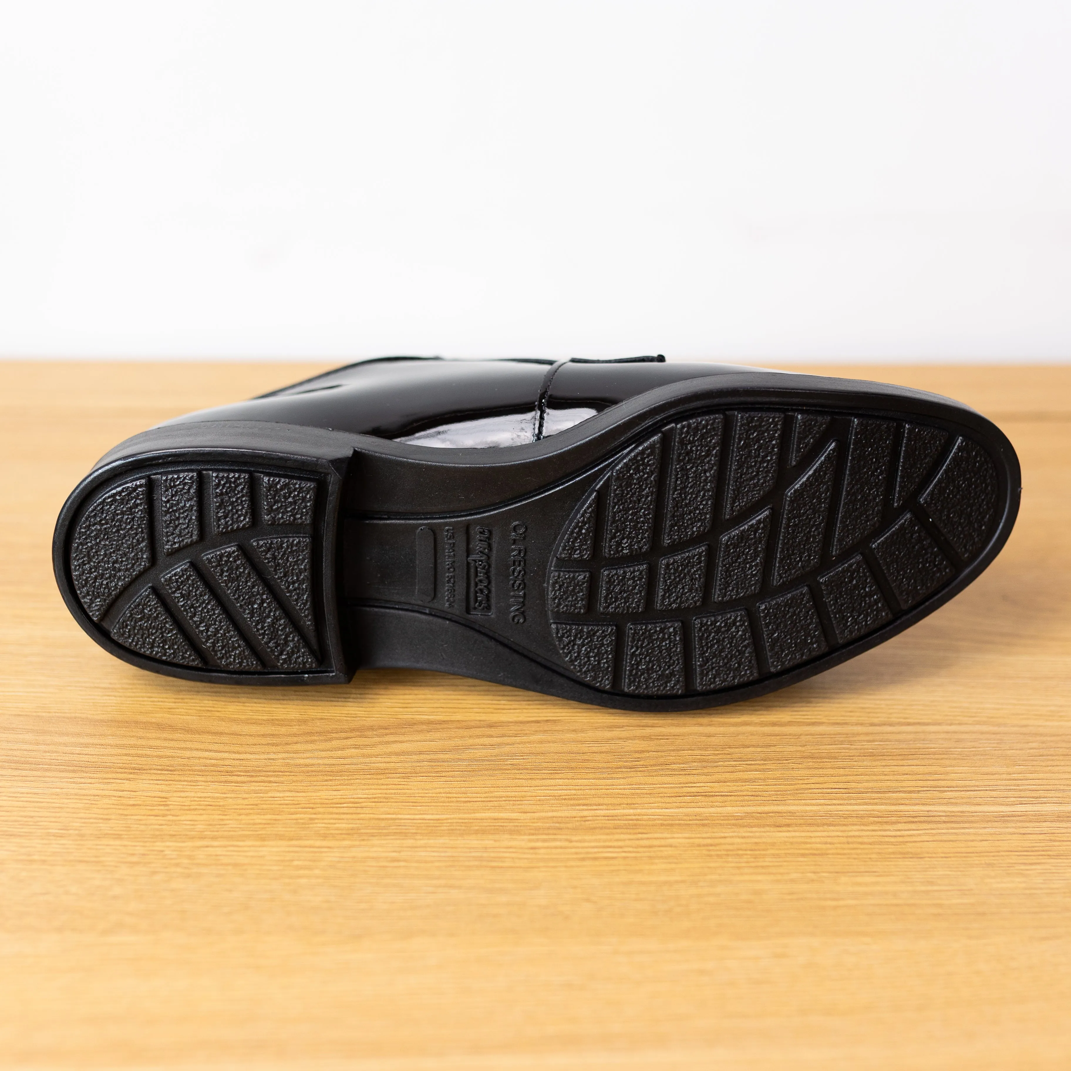 Bates Patent Shoes Black