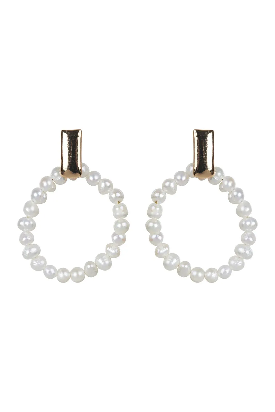 Capella Drop Earring - Pearl Round
