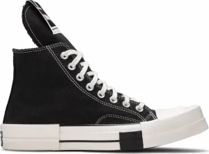 Converse Rick Owens x TURBODRK Chuck 70 High Black sneakers, black