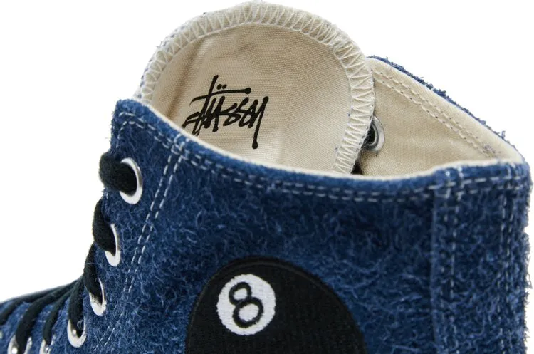 Converse Stussy x Chuck 70 High 8 Ball sneakers, blue