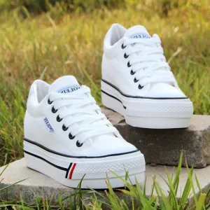 Dawn  Plateau Canvas-Schuhe fr Damen
