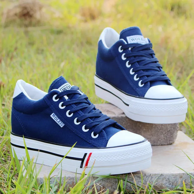 Dawn  Plateau Canvas-Schuhe fr Damen