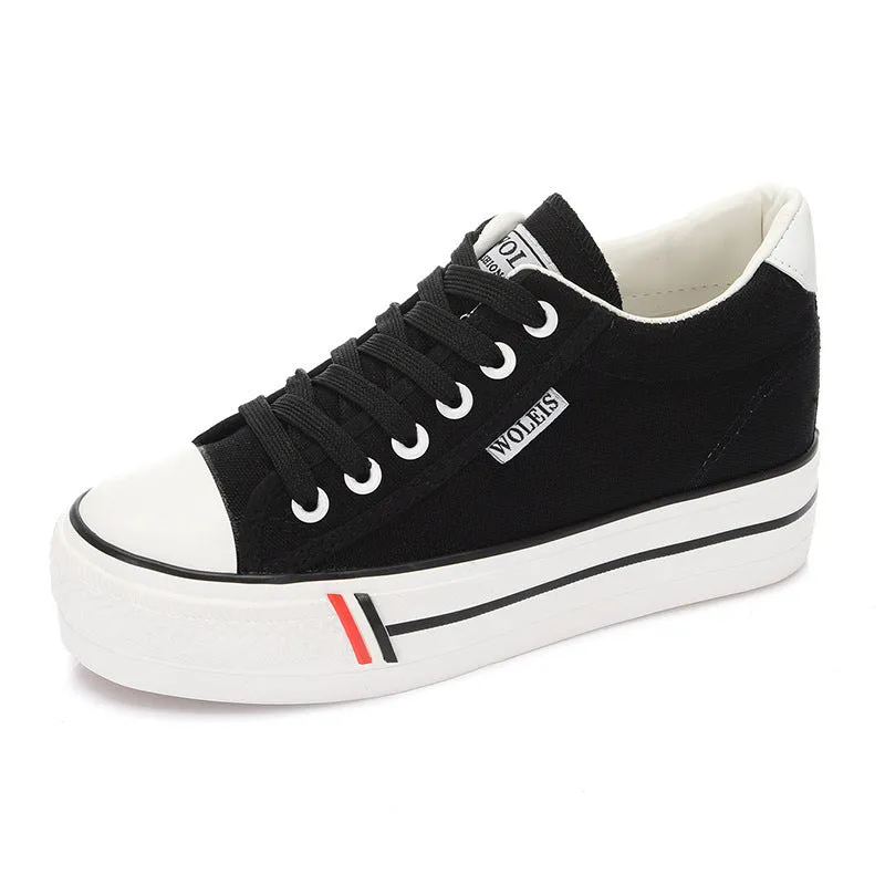 Dawn  Plateau Canvas-Schuhe fr Damen