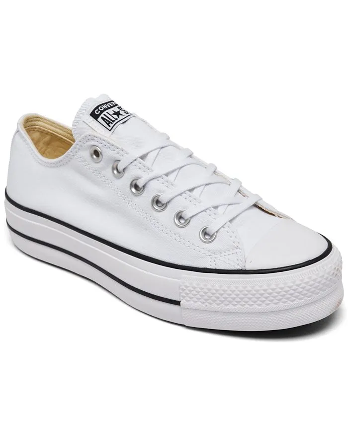 Finish Line Converse Women's Chuck Taylor All Star Lift Casual Low Top Sneakers, Multicolor