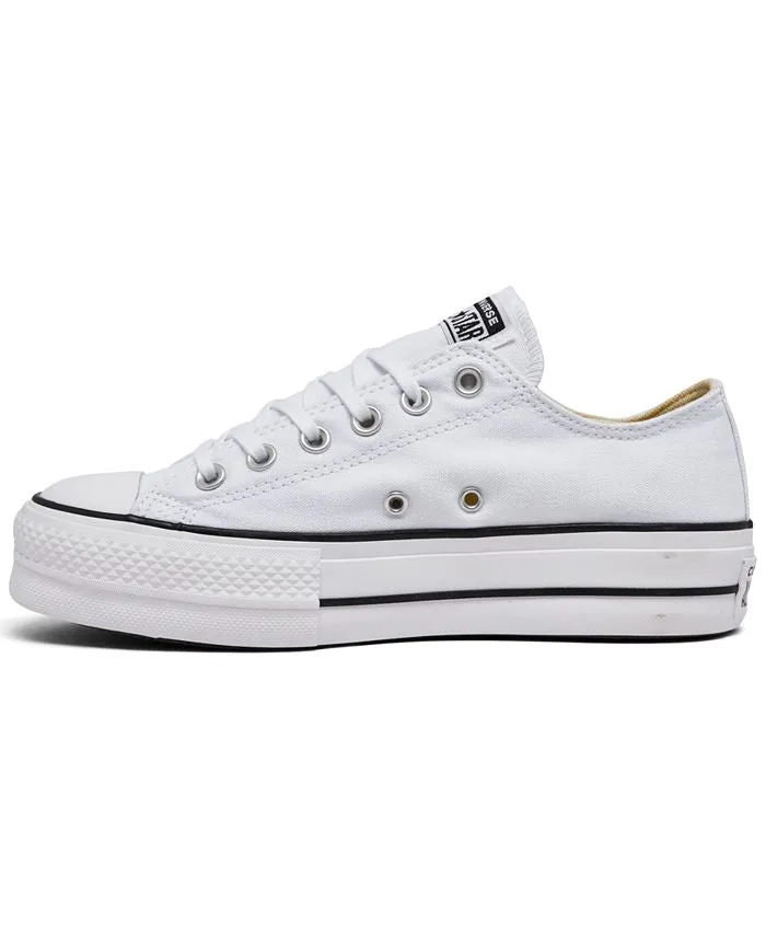 Finish Line Converse Women's Chuck Taylor All Star Lift Casual Low Top Sneakers, Multicolor