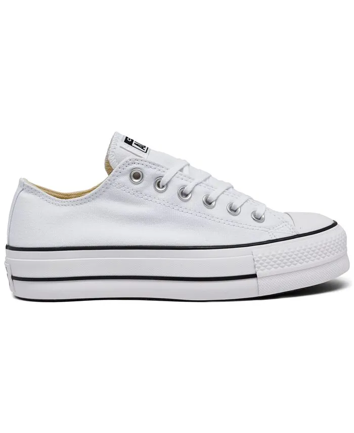 Finish Line Converse Women's Chuck Taylor All Star Lift Casual Low Top Sneakers, Multicolor