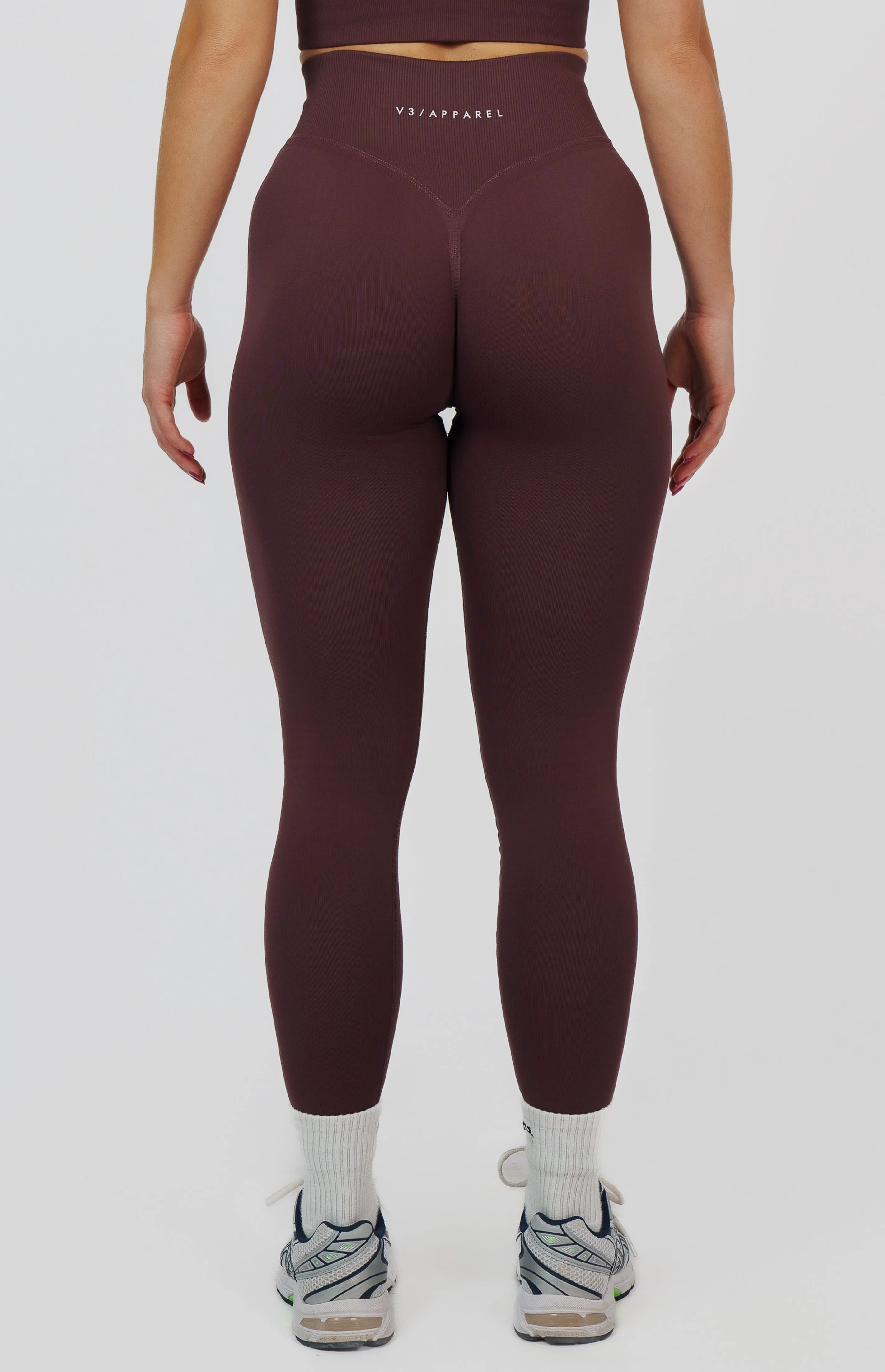 Form Seamless Scrunch Sports Bra, Leggings & Shorts Set - Plum Purple