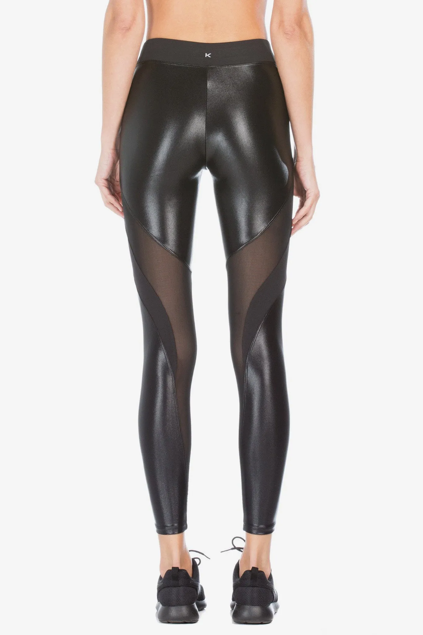 Frame High Rise Legging - Black/Black
