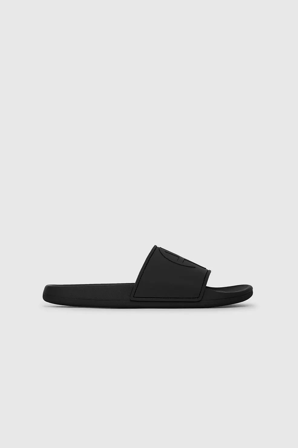 ISLA SLIDES BLACK MONOGRAM