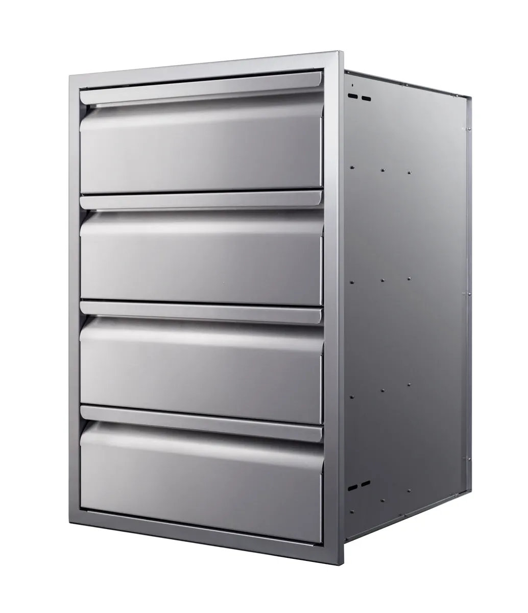Memphis Grills 21" Quadruple  Drawer With Soft Close