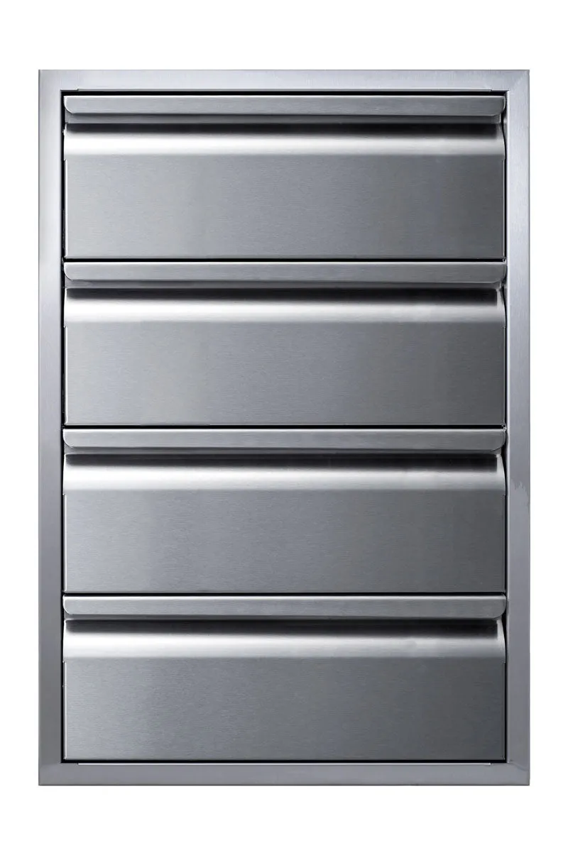 Memphis Grills 21" Quadruple  Drawer With Soft Close