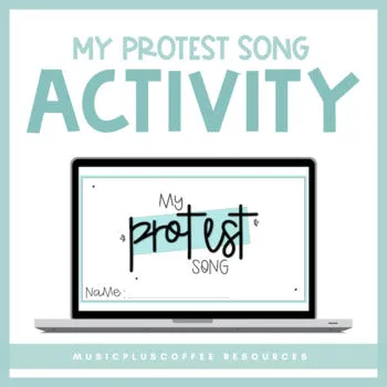 My Protest Song for Google Slides™ | Distance Learning | Free!