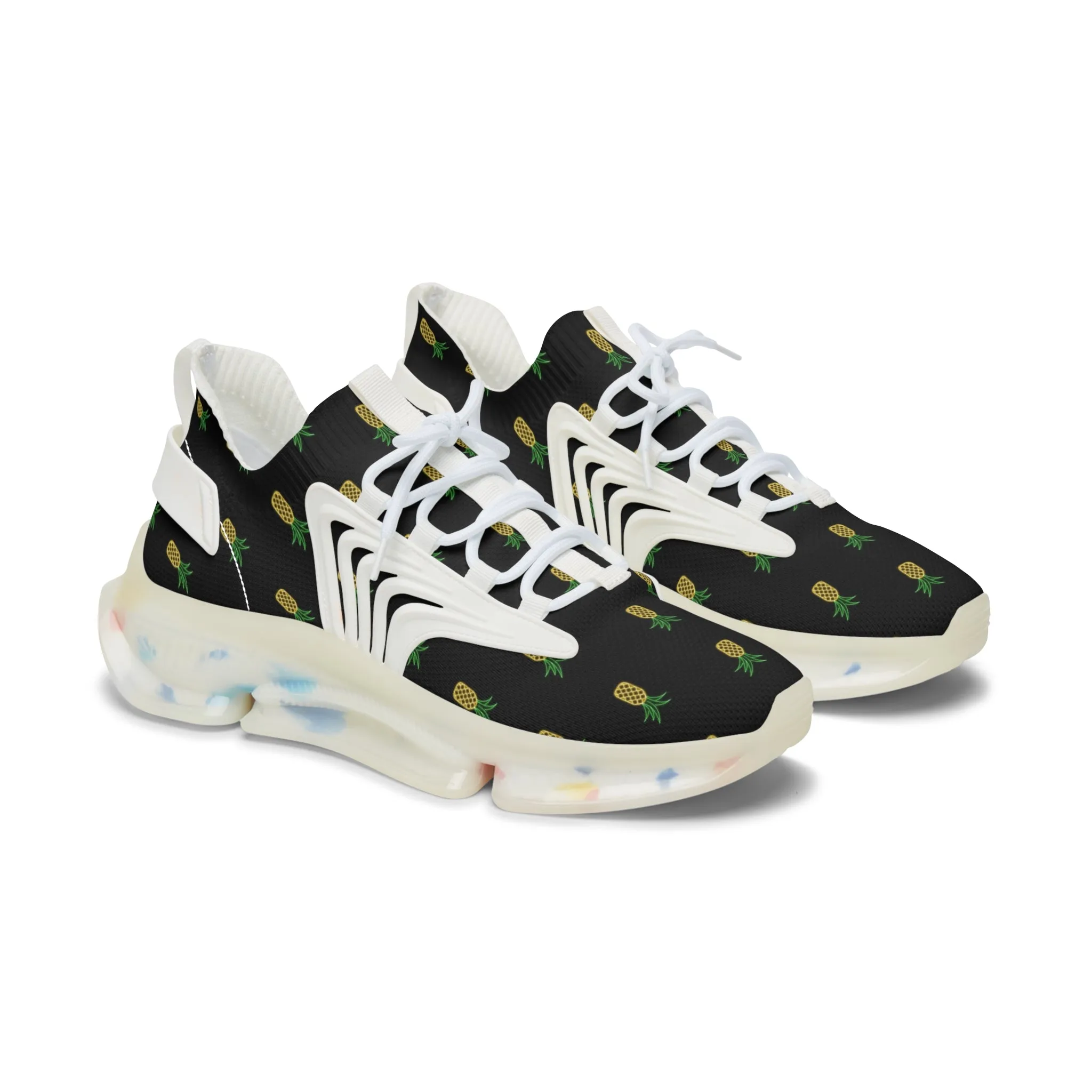 Neon PineappleWomen's Mesh Sneakers