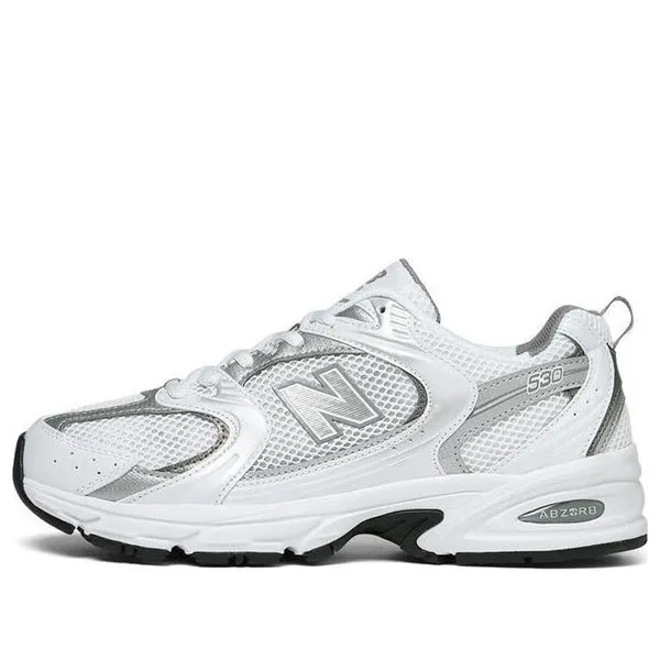 New Balance 530 'White Silver' sneakers, white