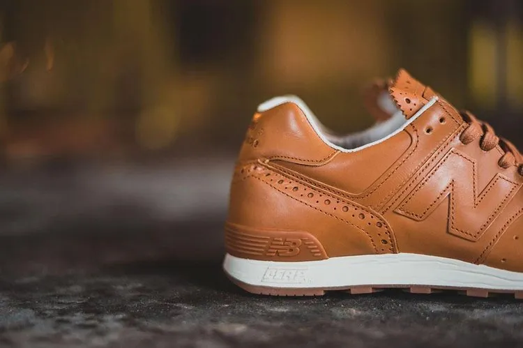 New Balance Grenson x 576 sneakers, tan
