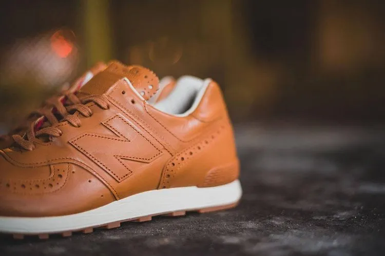 New Balance Grenson x 576 sneakers, tan