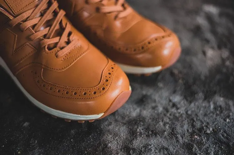 New Balance Grenson x 576 sneakers, tan