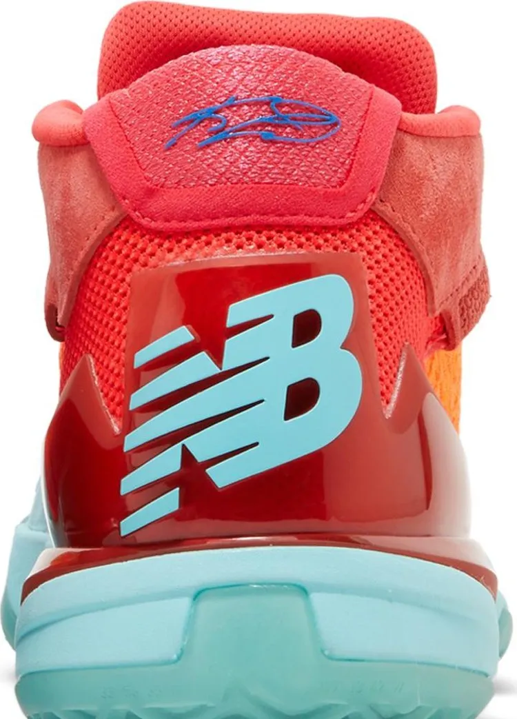 New Balance Kawhi sneakers, orange/blue