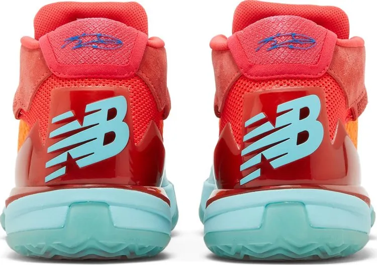 New Balance Kawhi sneakers, orange/blue