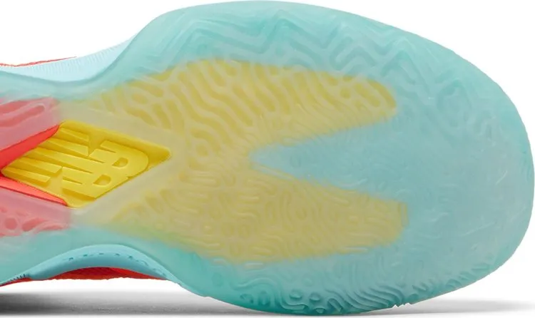 New Balance Kawhi sneakers, orange/blue