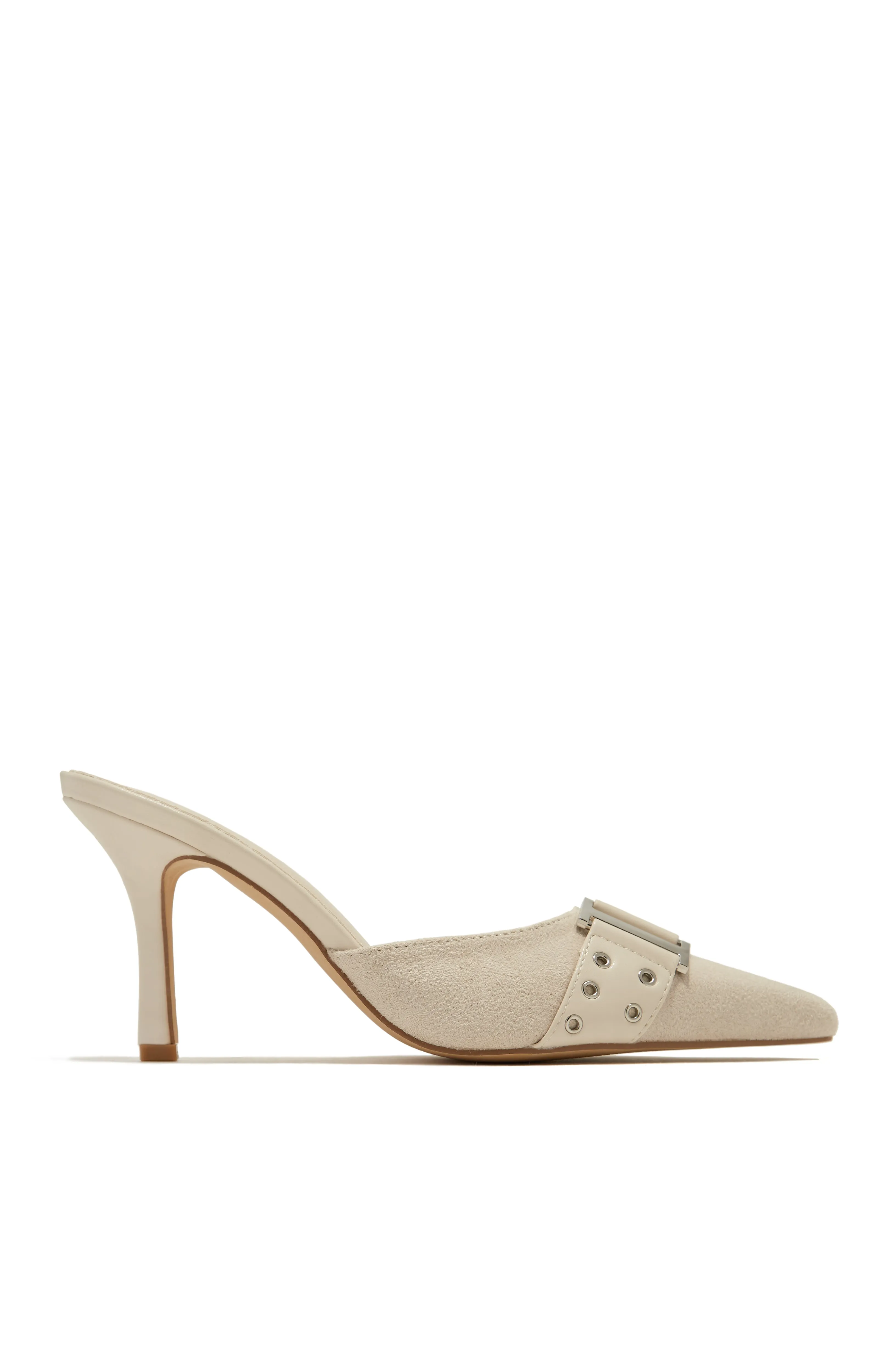 Paulette High Heel Pumps Mules - Black