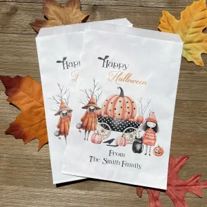 Personalized Halloween Candy Bags
