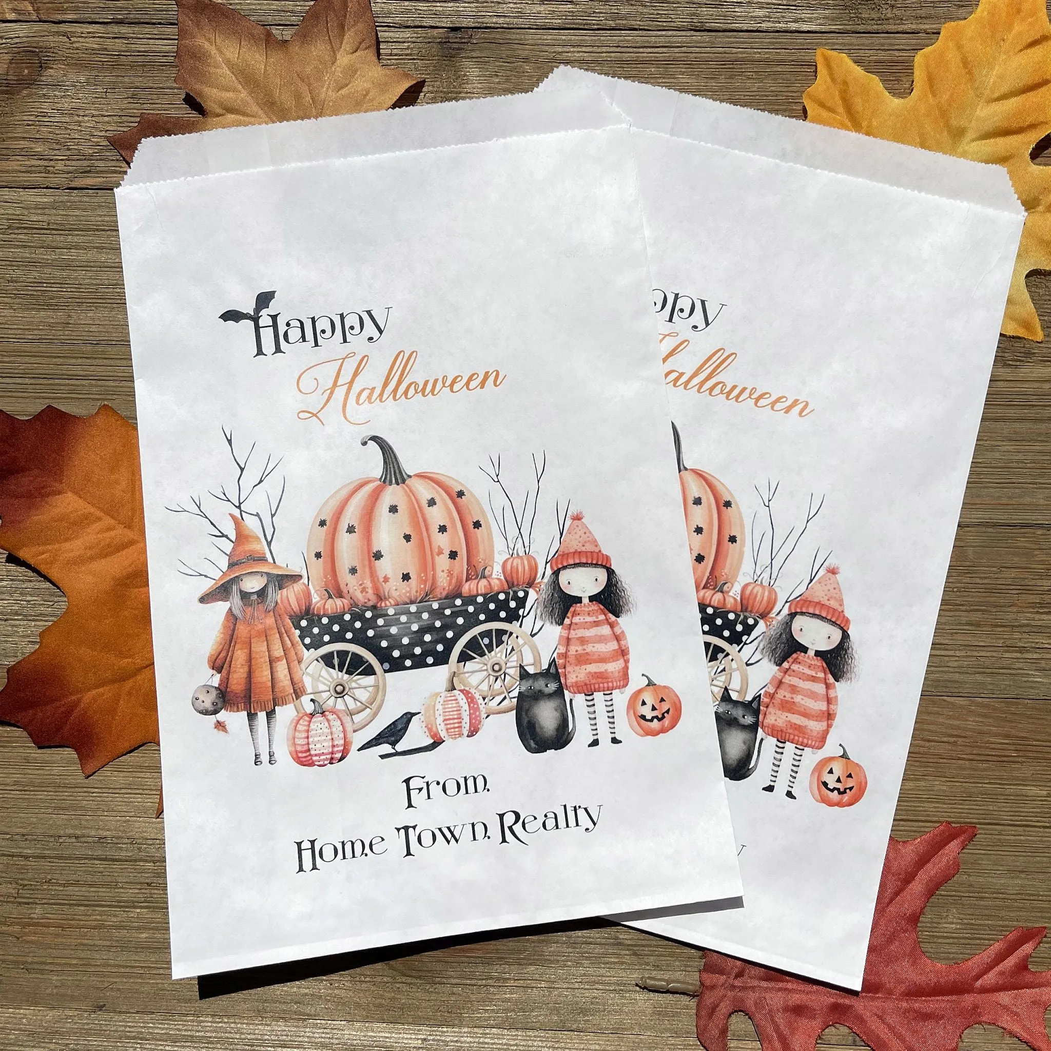 Personalized Halloween Candy Bags