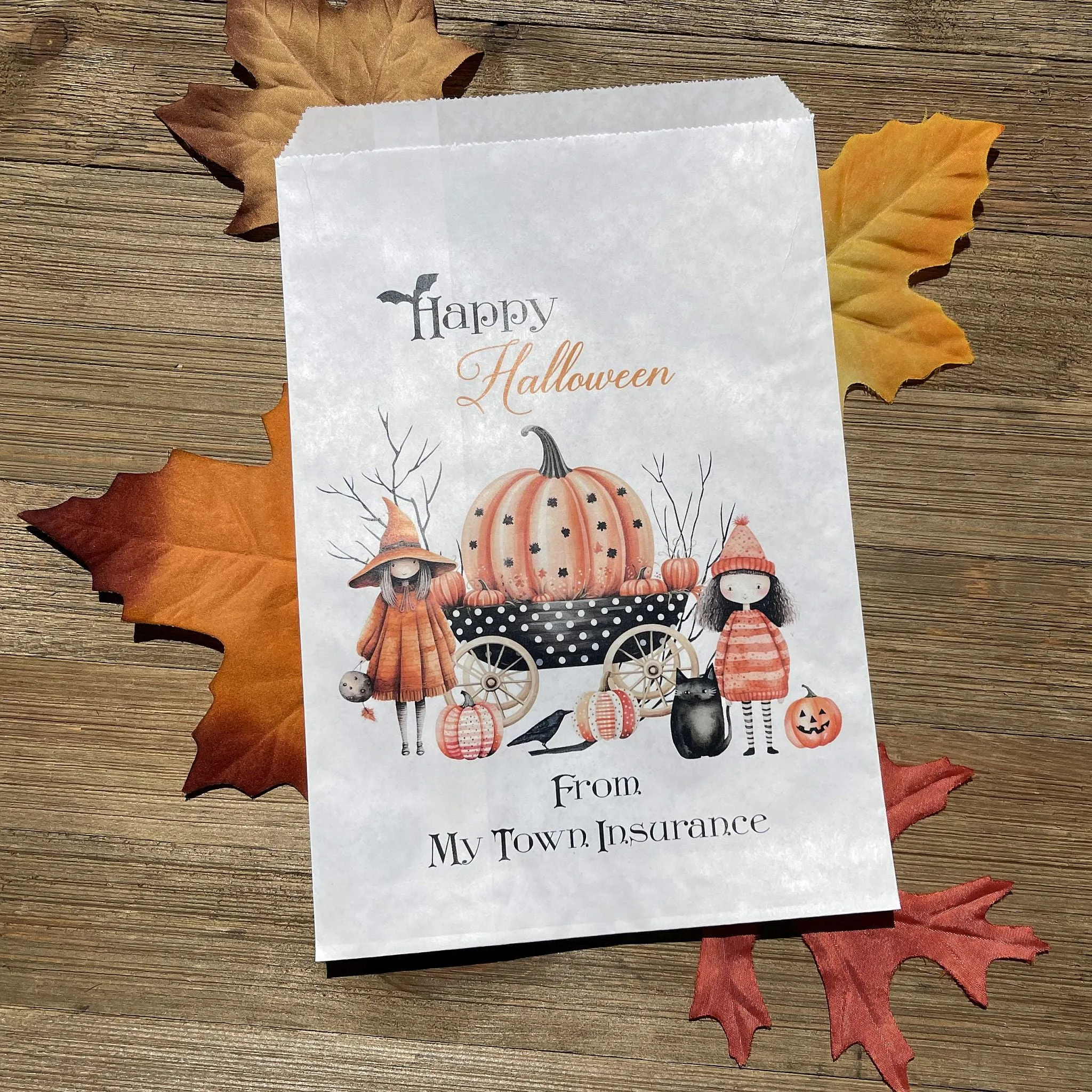 Personalized Halloween Candy Bags