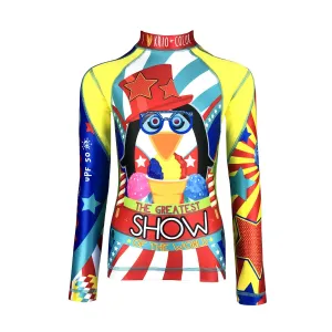 Pinguino Circus Boys Long Sleeve Rash Guard With Zipper