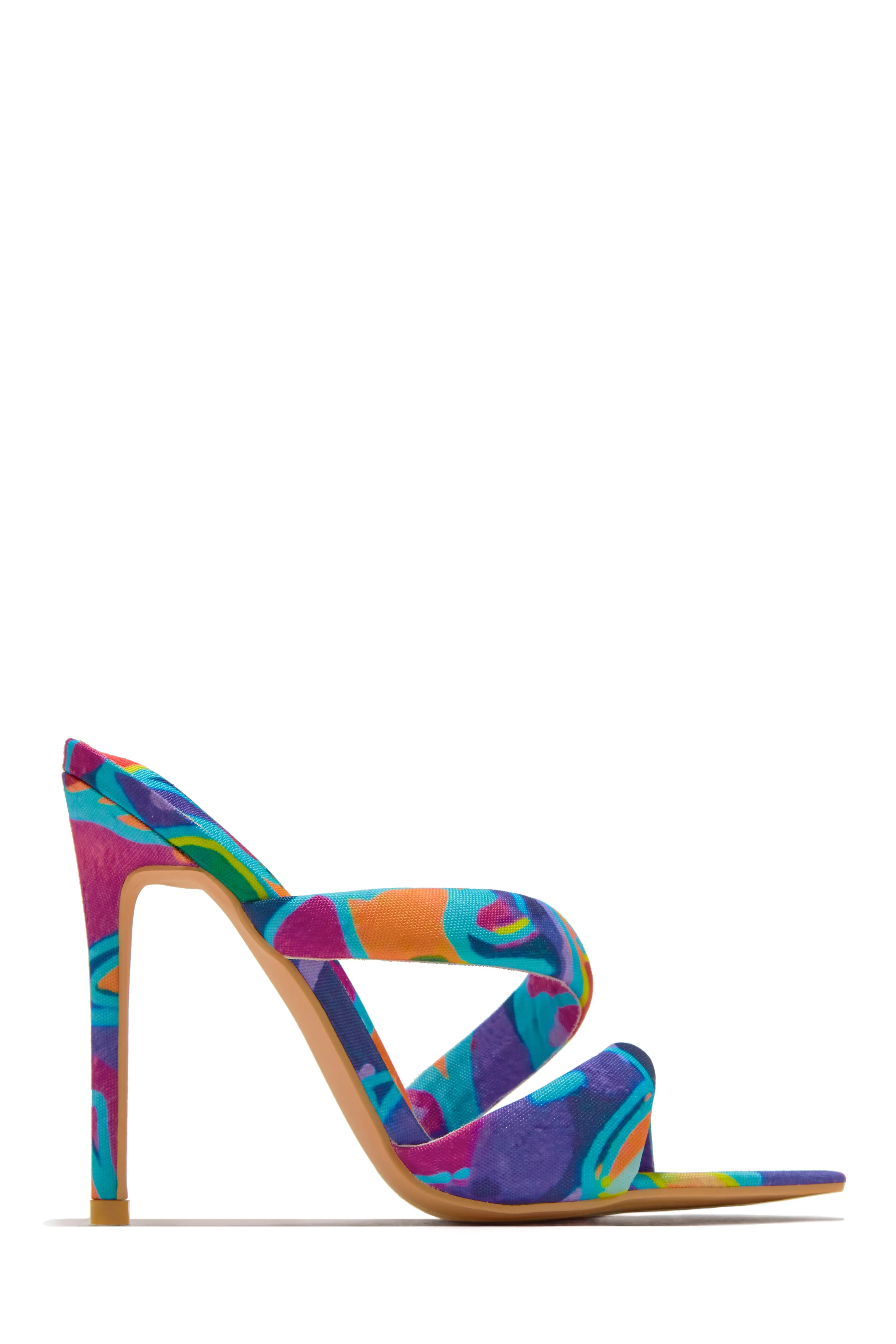 Ryett High Heel Mules - Gold