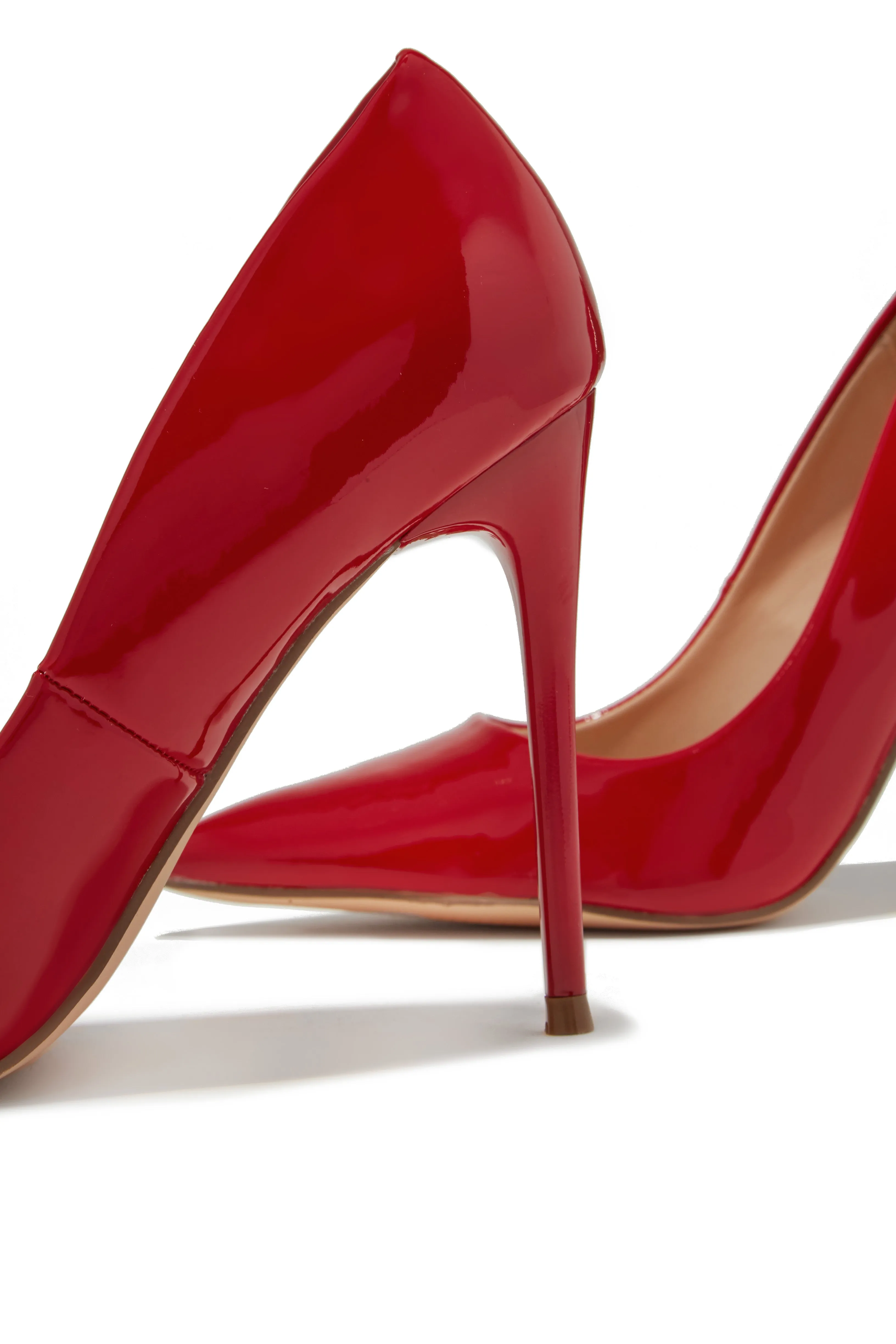Savanna High Heel Pumps - Red