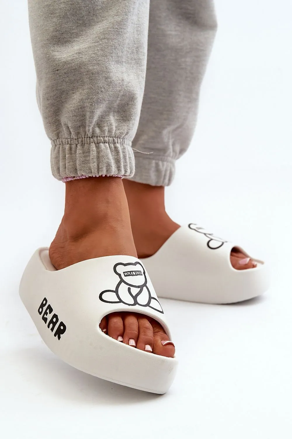 TEEK - Drawn Bear Platform Slides