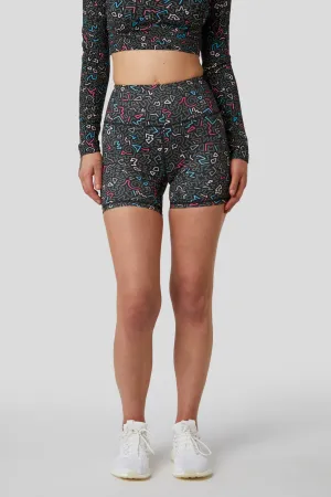 Twisting Printed Bike Short