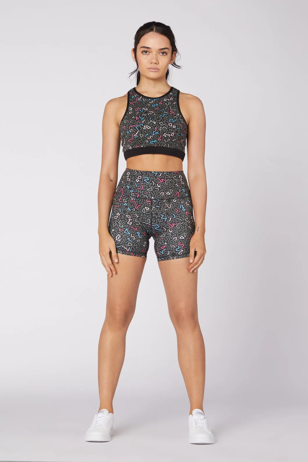 Twisting Printed Bike Short