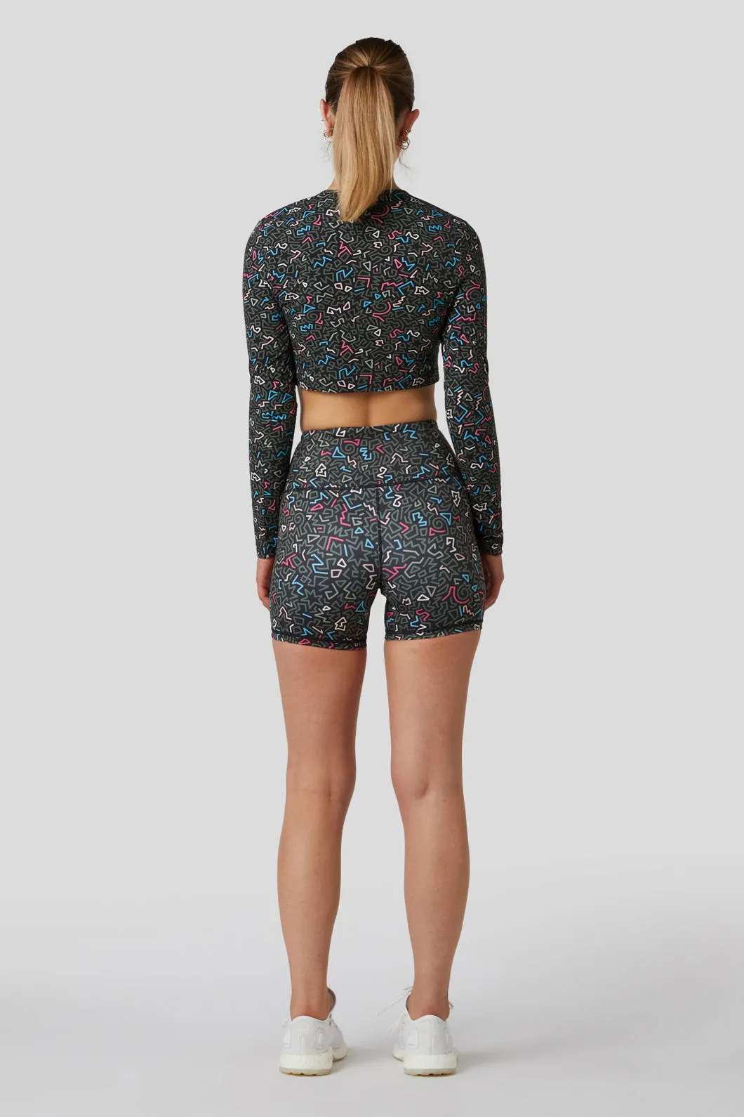 Twisting Printed Bike Short