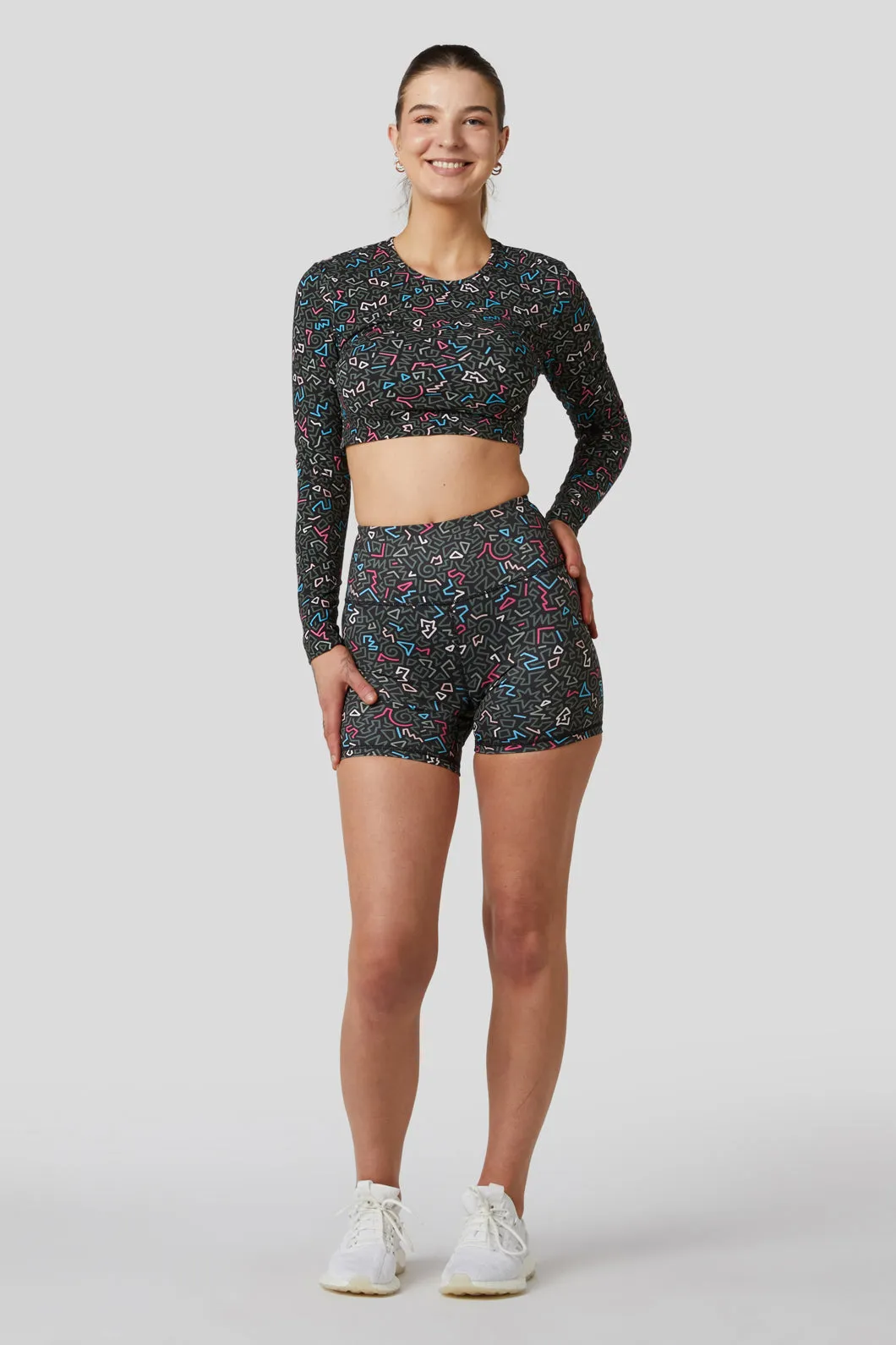 Twisting Printed Bike Short