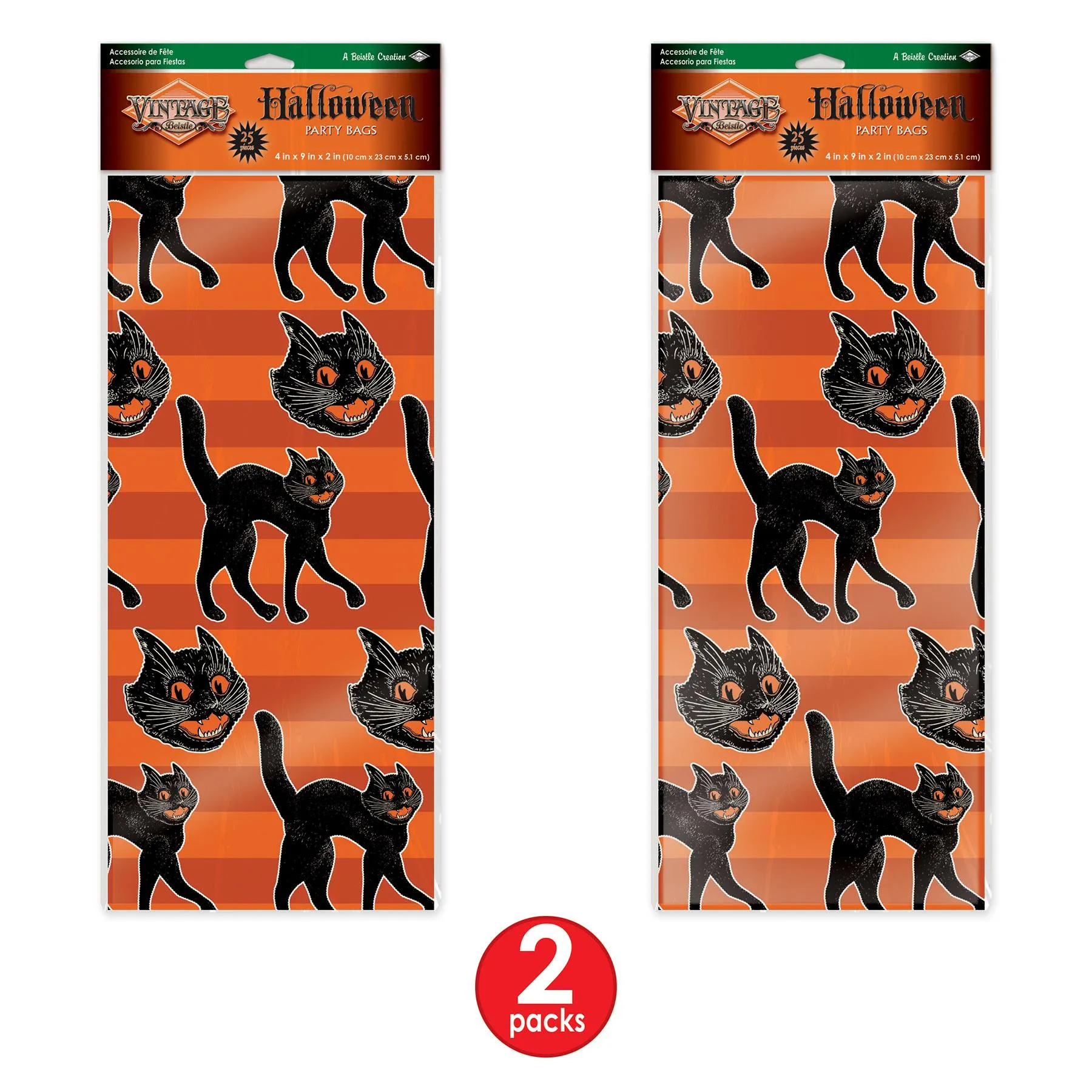 Vintage Halloween Cello Bags (300 per Case)