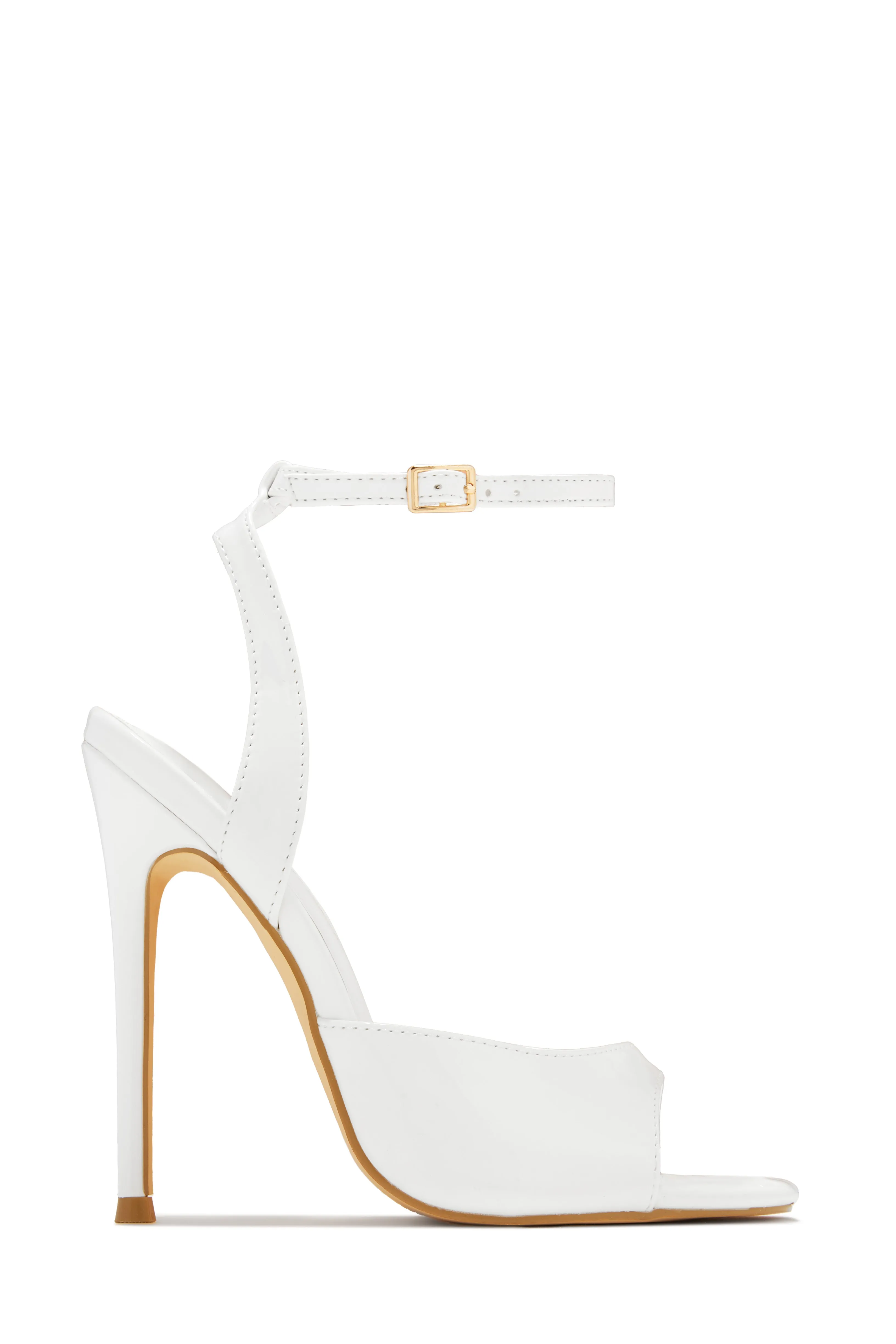 Vixen Mary Jane Strap High Heels - Gold