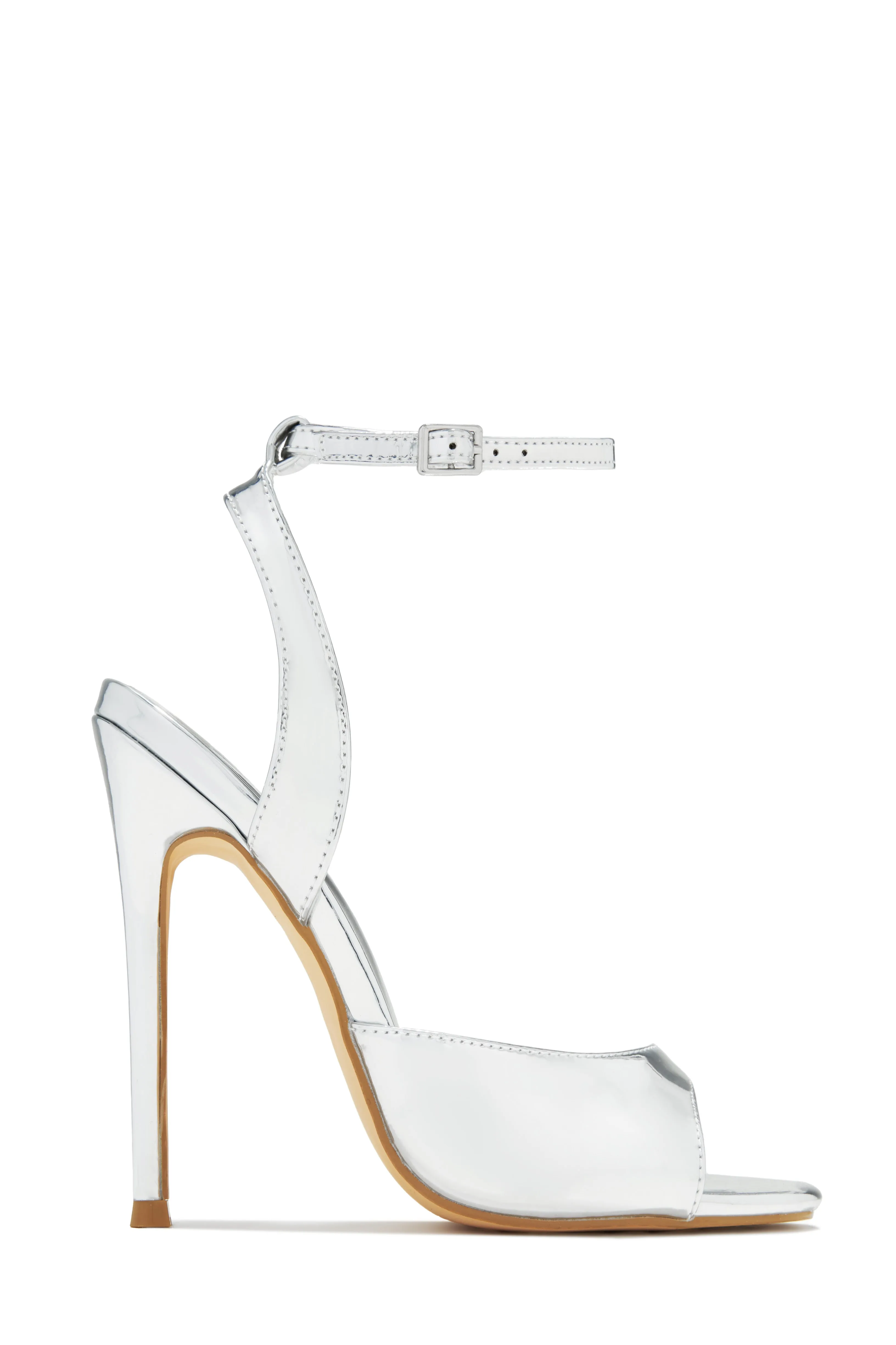 Vixen Mary Jane Strap High Heels - Gold
