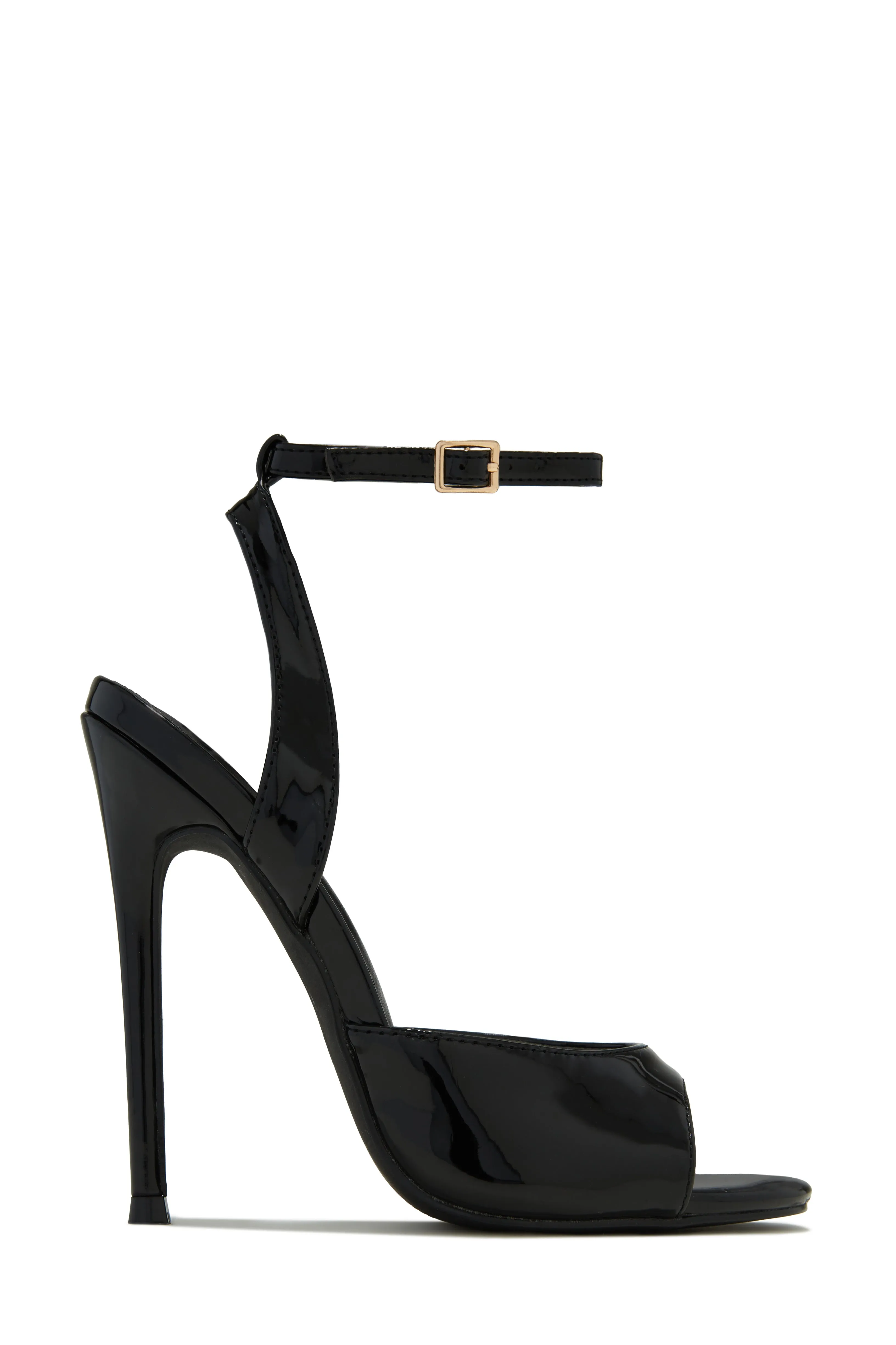 Vixen Mary Jane Strap High Heels - Gold