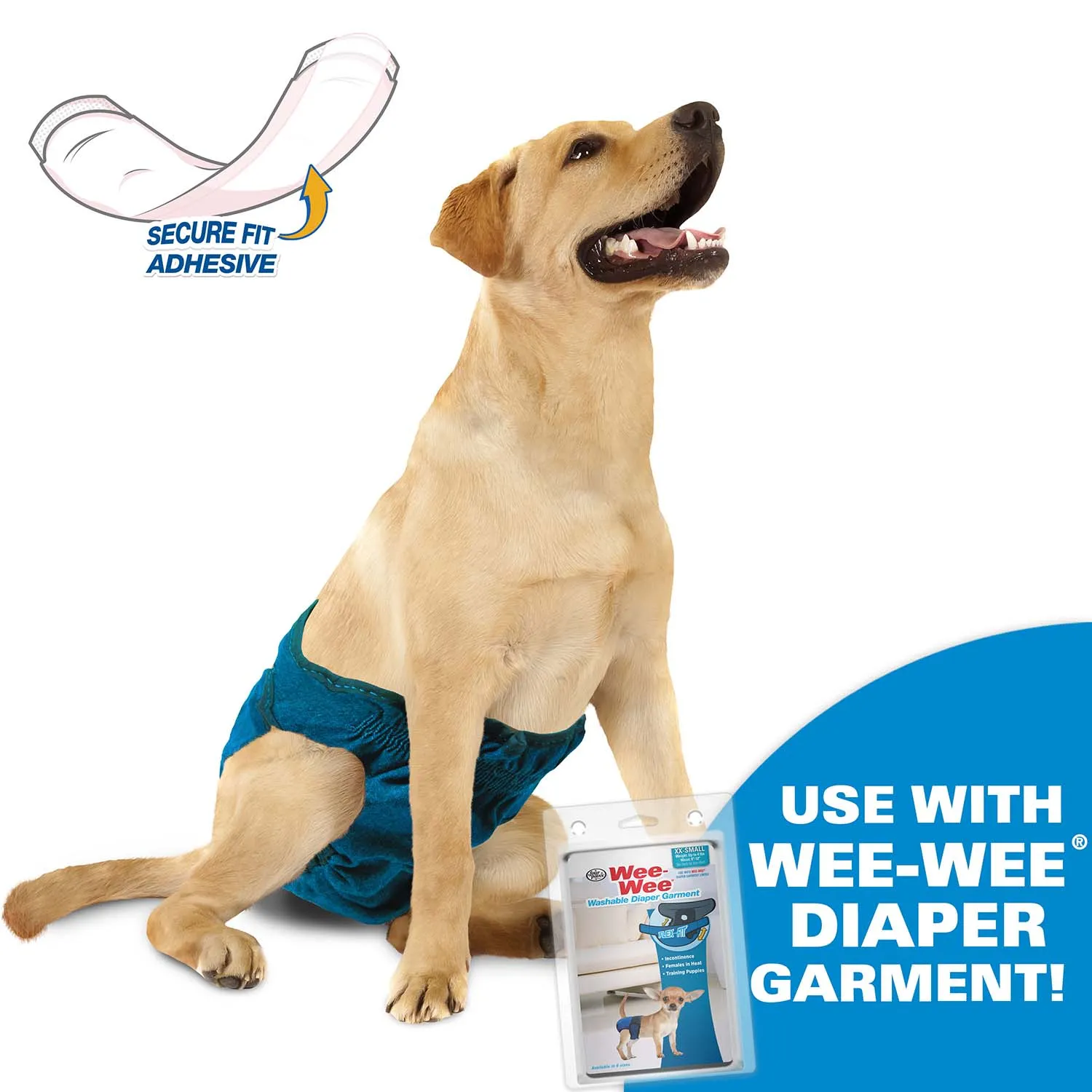 Wee-Wee Super Absorbent Disposable Dog Diaper Liners, 10 ct