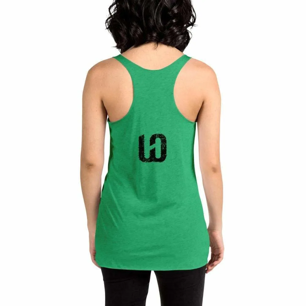 WOD Obsessed Pain Face Women's Racerback Tank